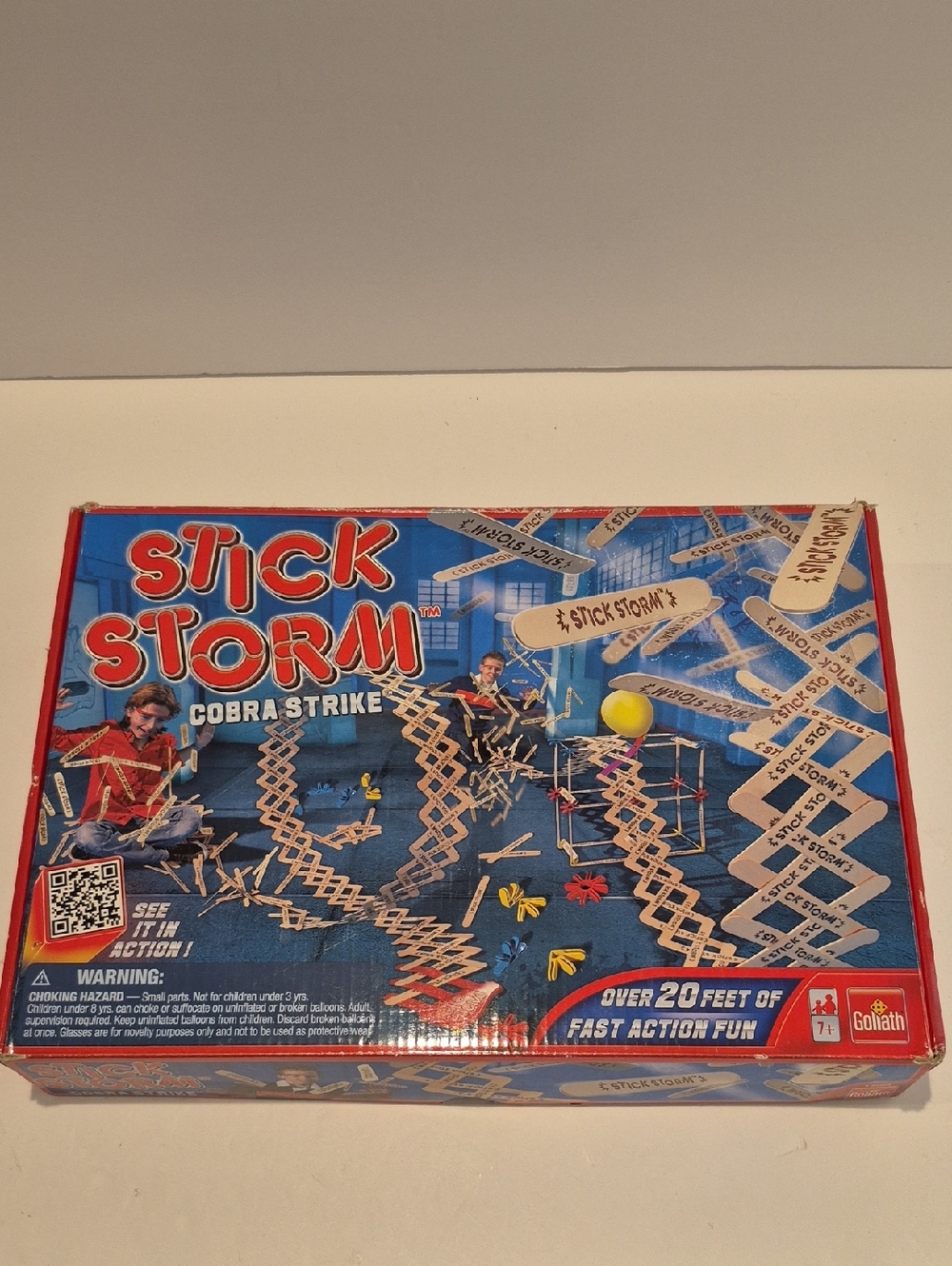 Stick Storm Cobra Strike Game - Blue & Red Box